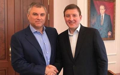 Вячеслав Володин (слева) и Андрей Турчак