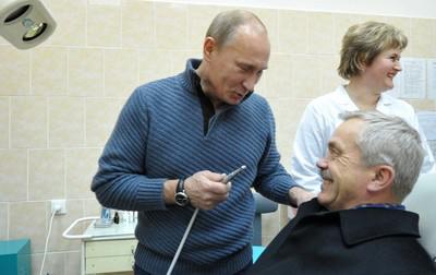 Владимир Путин и Евгений Савченко