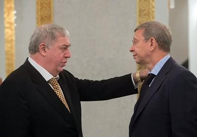 Михаил Гуцериев (слева) и Владимир Евтушенков
