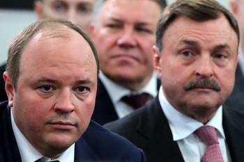 Андрей Гурьев (справа) с сыном Андреем